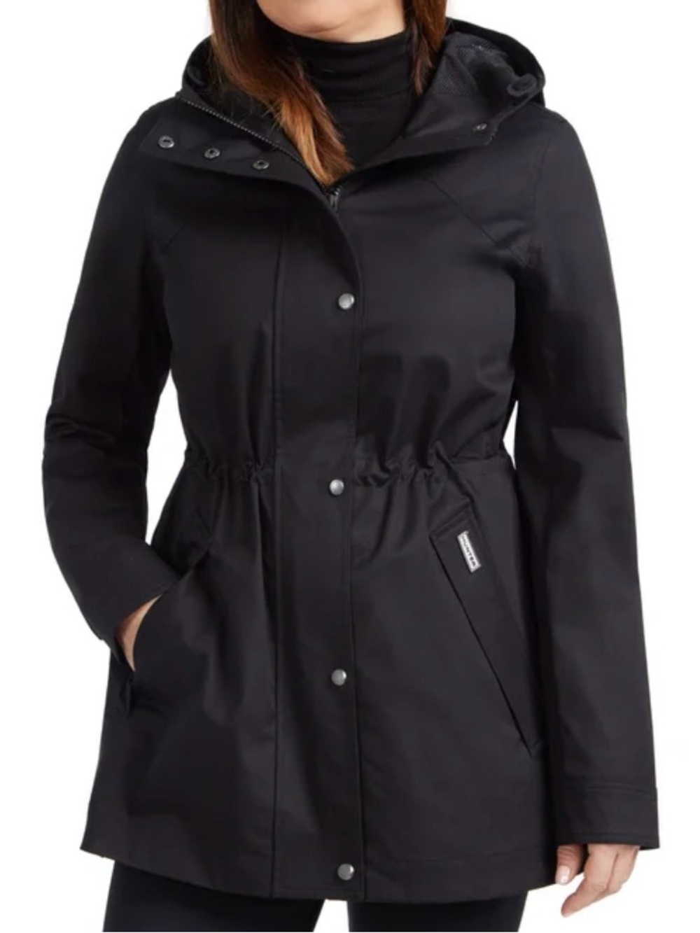NWT - HUNTER Black Hooded Jacket